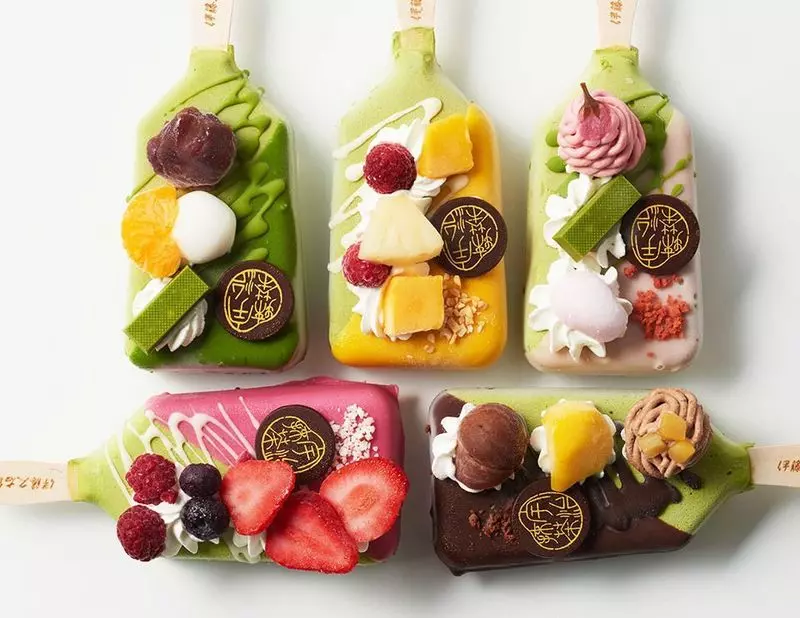 茶房のパフェがアイスバーになった不動の人気商品! 1枚目