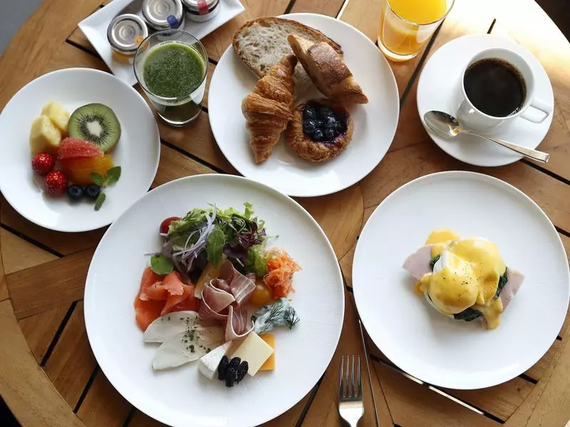 メニュー豊富な朝食ビュッフェがおいしい 2枚目