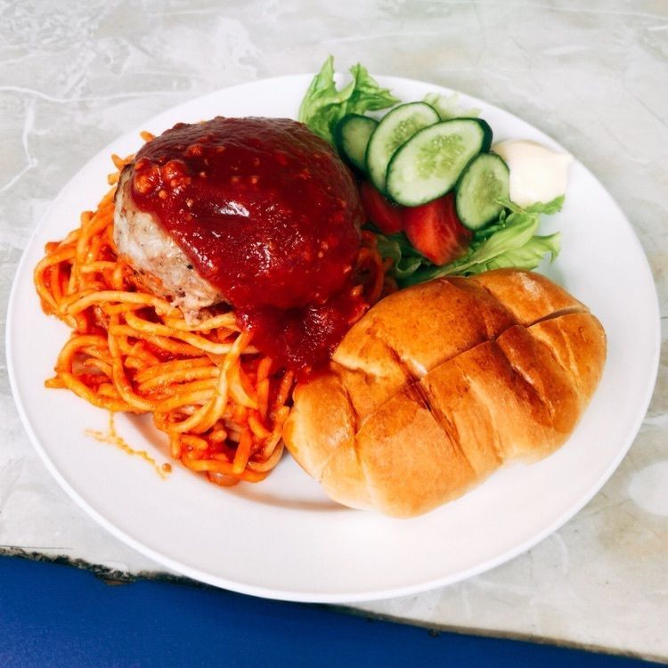 #ランチ #ハンバーグ #ナポリタン #ポンヌフバーグ #ポンヌフ #新橋 #新橋駅前ビル