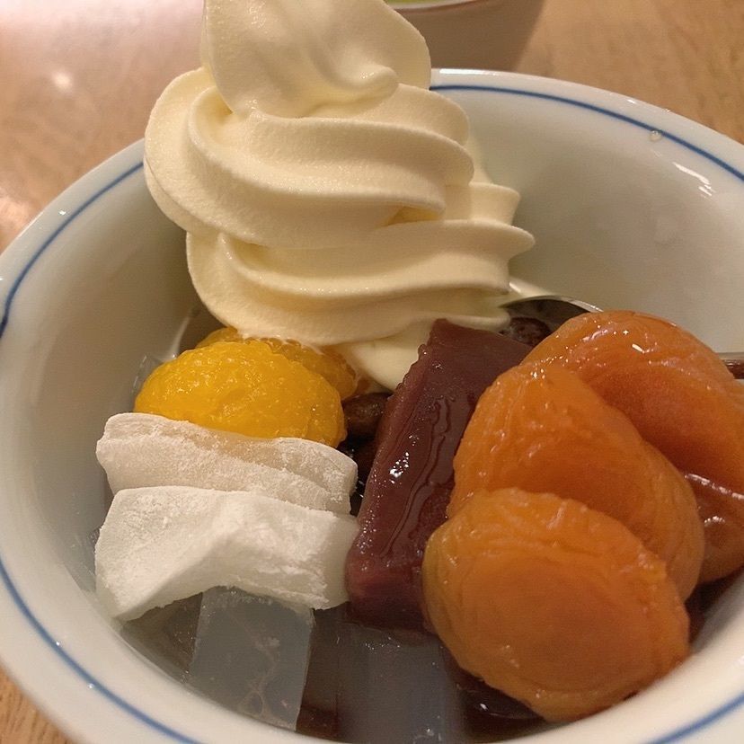 #あんみつ #スイーツ #仕事終わりのご褒美 #ちのちゃんさんぽ #クリームあんみつ #上野スイ #東京スイーツ #アトレ上野