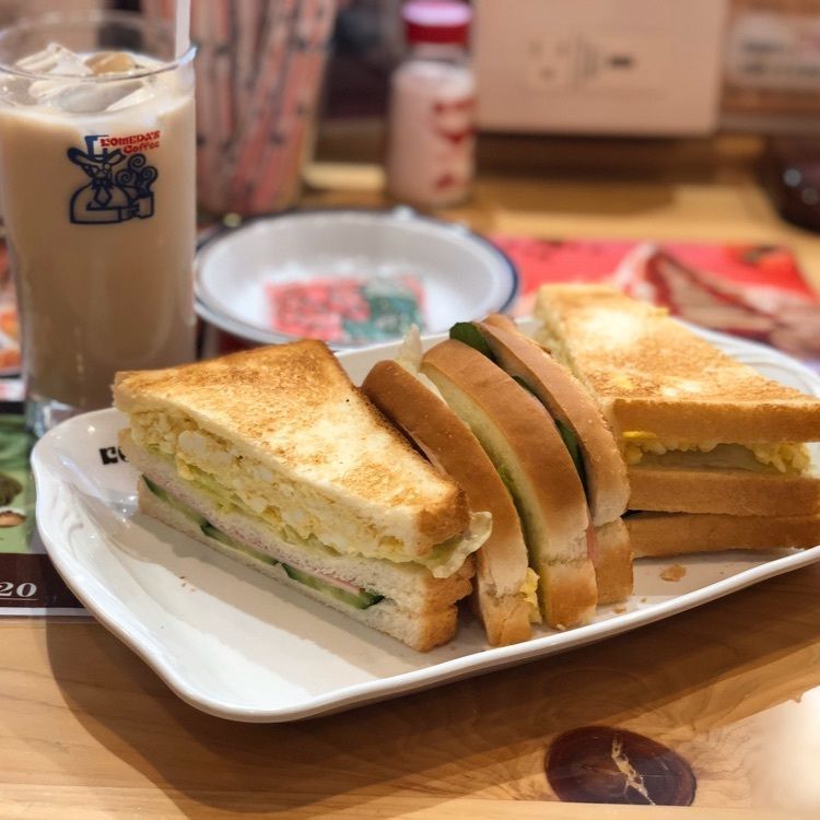 #山分け #コメダ珈琲 #ミックストースト #ミルクコーヒー