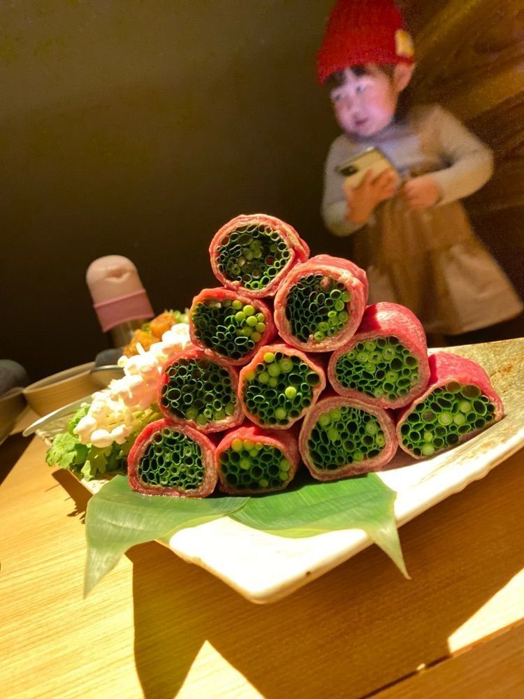 r.uさんが投稿した肉寿司と野菜巻き串 博多もんに関する口コミの画像