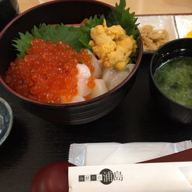 #北海道 #グルメ #海鮮丼 #浦島