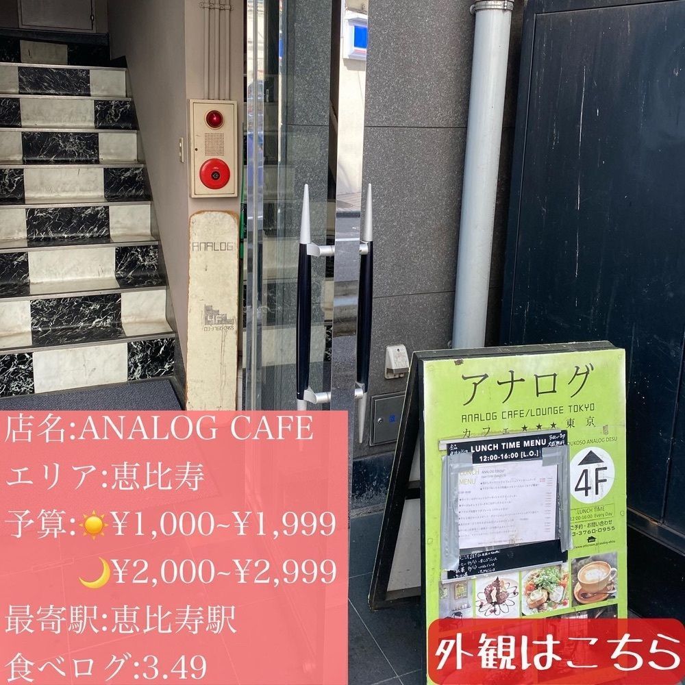 ryourinin__grumeさんが投稿したANALOG CAFE／LOUNGE TOKYOに関する口コミの画像