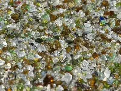 ガラスの砂浜