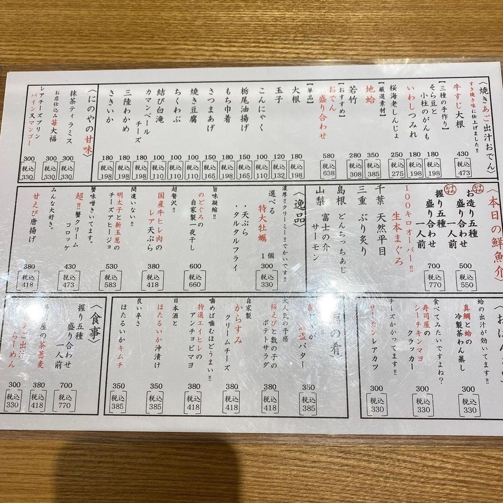 おでかけ探検部さんが投稿した寿司トおでん にのや 船橋店に関する口コミの画像
