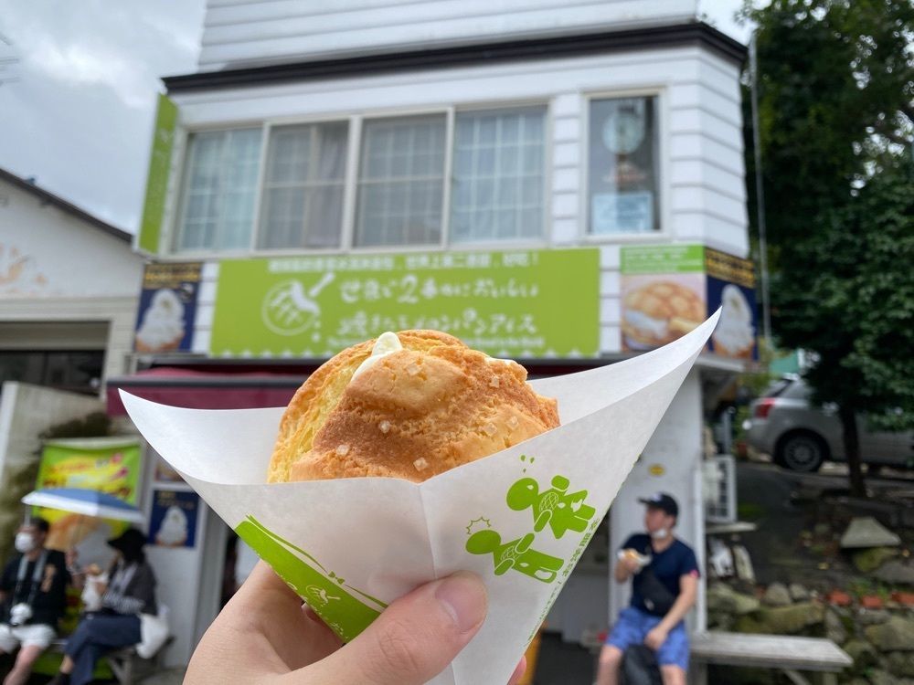 Yamadyさんが投稿した世界で2番めにおいしい焼き立てメロンパンアイス 函館元町店に関する口コミの画像