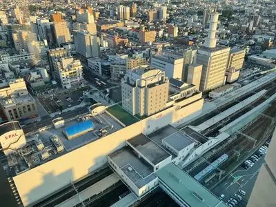 霞城セントラル展望ロビー