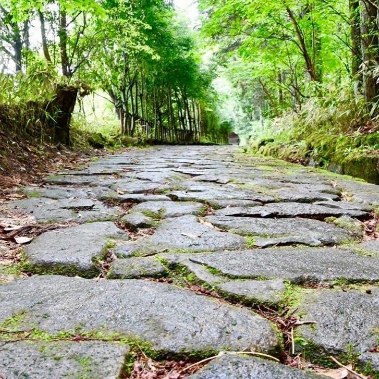 ＤＪゴン太さんが投稿した中山道　落合の石畳に関する口コミの画像