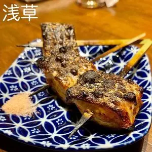 うなぎの蒲の穂焼 牛タン 焼鳥 馬刺し いづも 浅草横町