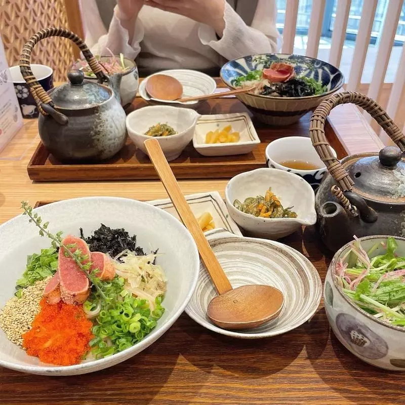 看板メニューは「炙りたらこのお出汁スパゲティ」 1枚目