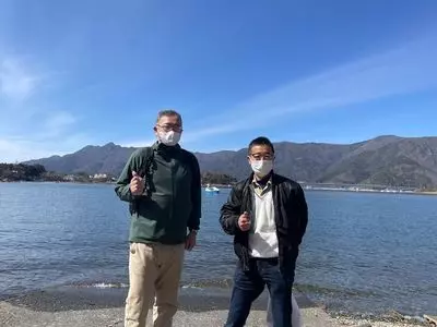 河口湖一帯