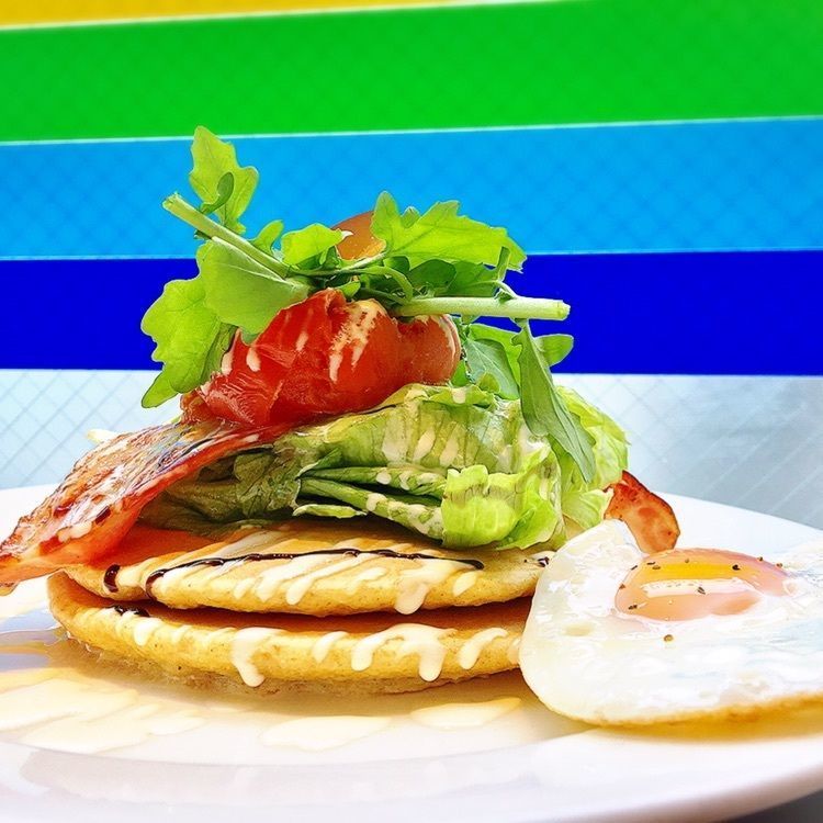 のりぴょさんが投稿したレインボーパンケーキ（RAINBOW PANCAKE）に関する口コミの画像