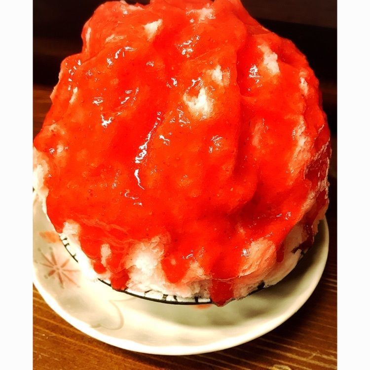 #おでかけ #かき氷 #生いちごみるく #フォトジェニック #冬