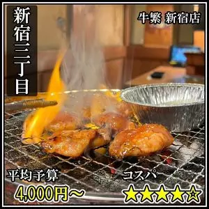 元氣七輪焼肉 牛繁 新宿店（ギュウシゲ）