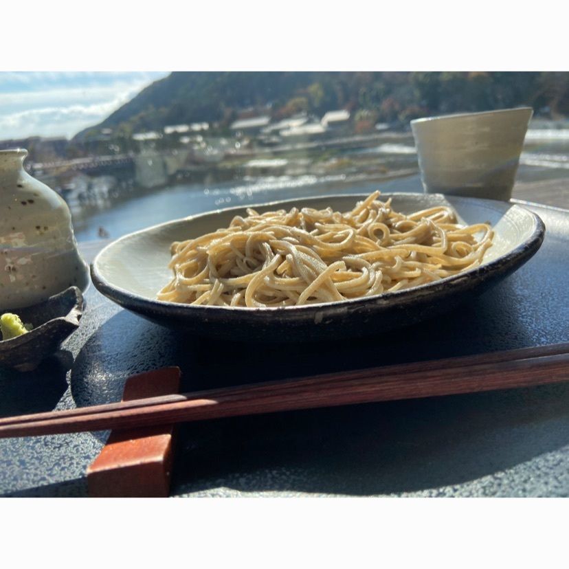 #京都 #嵐山よしむら #お蕎麦 #京都グルメ #京都ランチ #渡月橋 #嵐山 #桂川