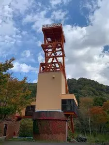 旧北炭夕張炭鉱採炭現場坑道入口