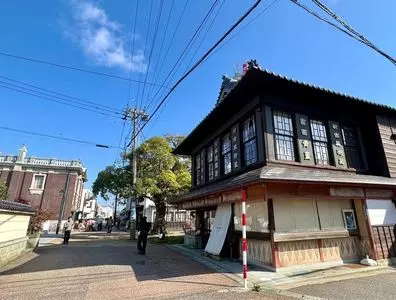三国湊町の町並み