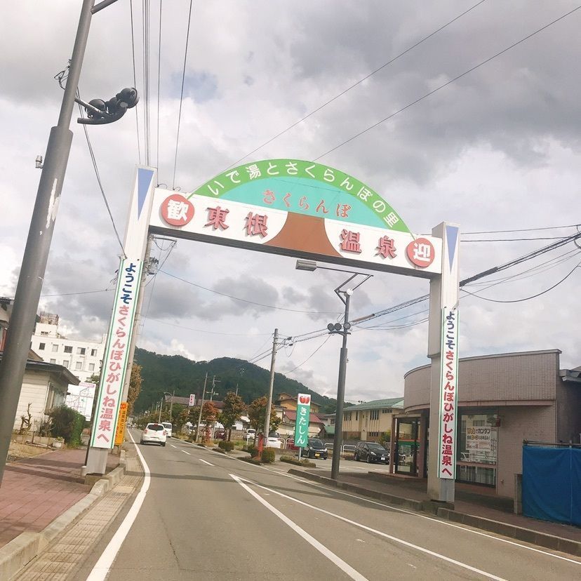 猫なぎ。さんが投稿したさくらんぼ東根温泉足湯に関する口コミの画像