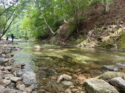 三依渓流つり場