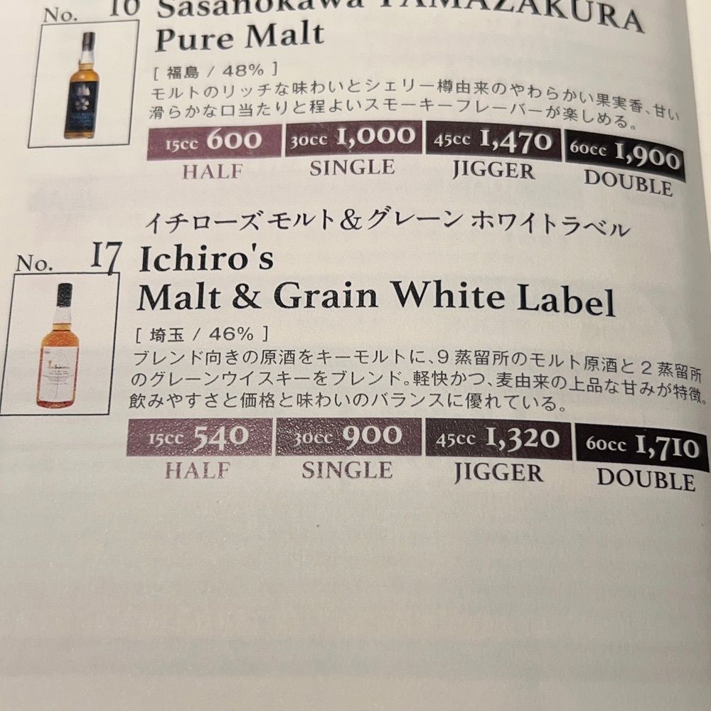 みーるんさんが投稿したJapanese Malt Whisky SAKURA グランスタ東京店に関する口コミの画像