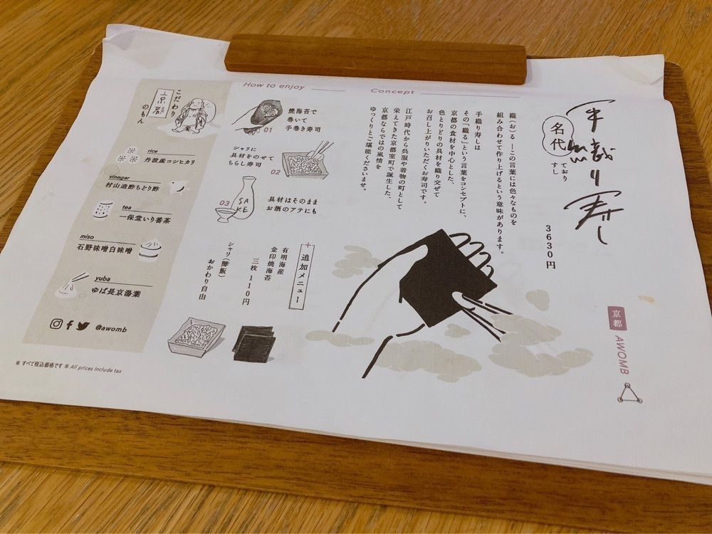 335さんが投稿したAWOMB 烏丸本店に関する口コミの画像