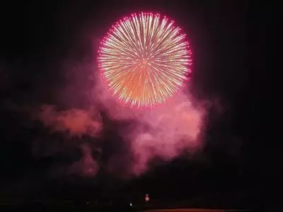 大石田まつり最上川花火大会 1枚目