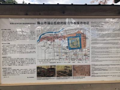 篠山河原町妻入商家群