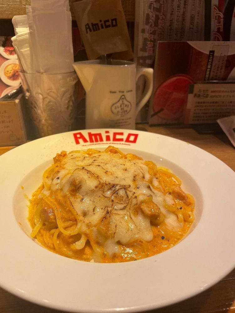 ym.gourmetさんが投稿したモチモチ食感の生パスタのお店 AMICO（あみーこ）に関する口コミの画像