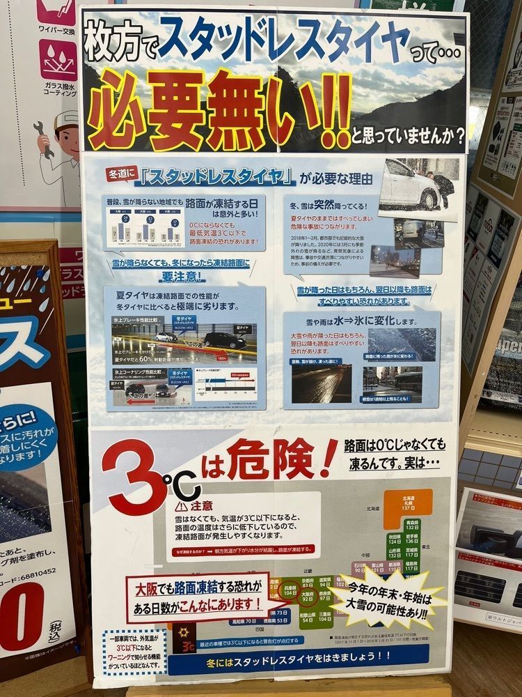 chou chou tabiさんが投稿したタイヤ館 枚方に関する口コミの画像