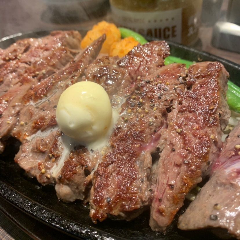 影の戦闘隊さんが投稿した1ポンドのステーキハンバーグ タケル 福島店に関する口コミの画像