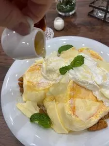週末はパンケーキ