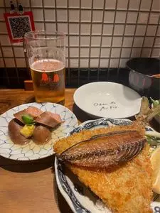 おでんと、アジフライ。