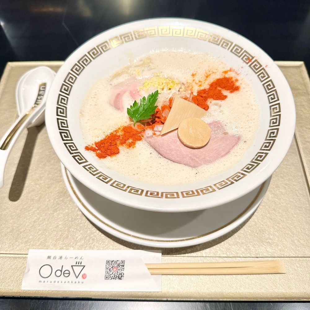 kumakentoraさんが投稿した鯛白湯らーめん ○de▽（マルデサンカク）に関する口コミの画像