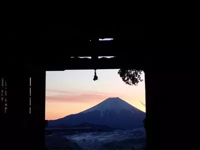 七面山（山梨県早川町）
