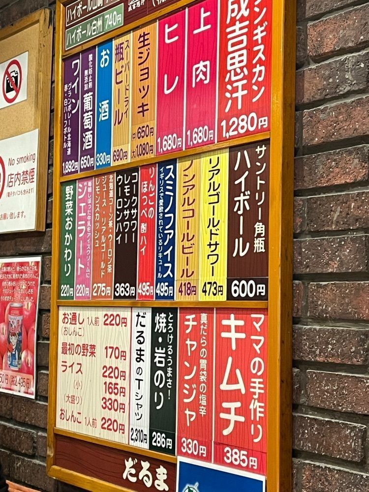 yuyuさんが投稿した成吉思汗　だるま 4・4二階亭（にかいてい）に関する口コミの画像
