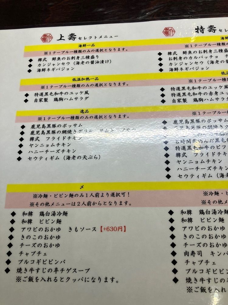 natural_city_d2e6さんが投稿した和韓料理 プルコギ専門店 じゅろくに関する口コミの画像