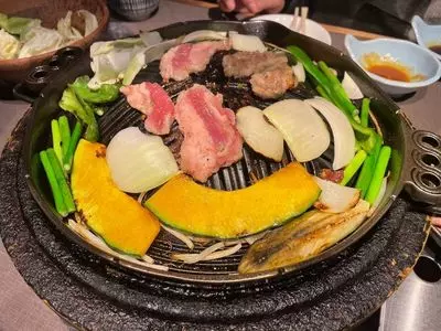 夜空のジンギスカン すすきの交差点前