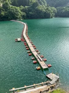 麦山の浮橋