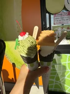 ぼくとメロンとソフトクリーム。