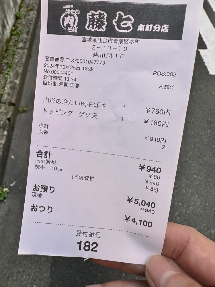 かめ_メグミさんが投稿した肉そば 藤七 本町分店に関する口コミの画像