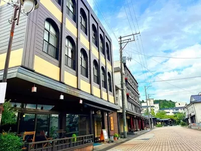 月岡温泉　源泉100％　24時間入浴可能　したしみの宿 東栄館