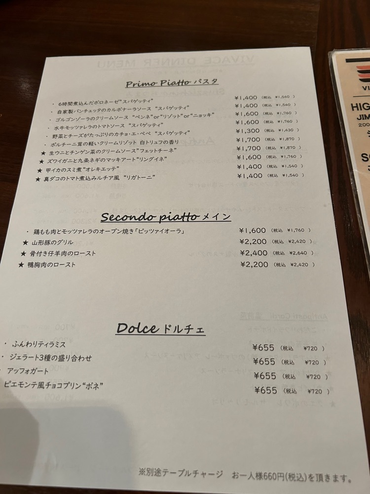 takuyaさんが投稿したトラットリア ヴィヴァーチェ 恵比寿に関する口コミの画像