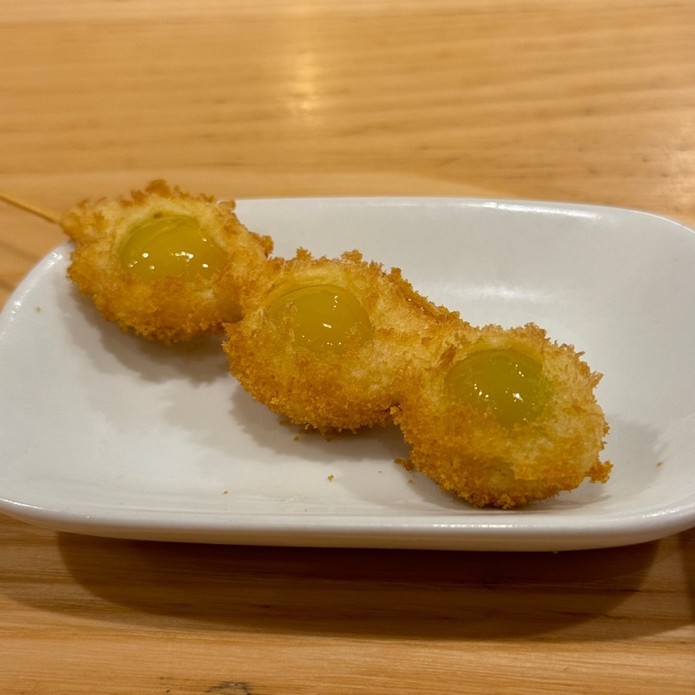 鉄道王さんが投稿した創作串揚げ つだ 金シャチ横丁店に関する口コミの画像