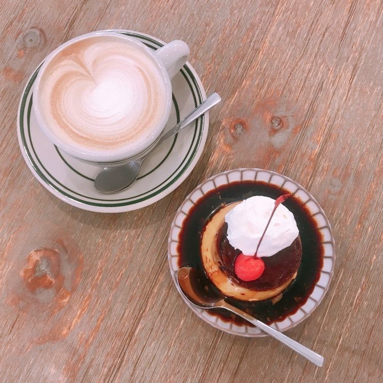 #カフェ #新宿カフェ #プリン #コーヒー #ラテアート #きゃわ #インスタ映え #フォトジェニック