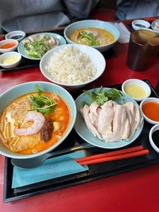 獅天鶏飯
