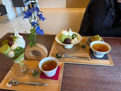 牛島製茶　和cafe Leaf Heart 筑後けやき通り店（リーフハート）
