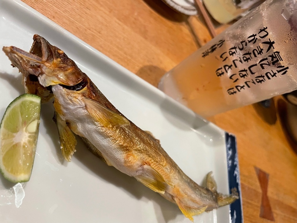 旅とお酒とご飯smi1さんが投稿した夜ノ焼魚 ちょーちょむすびに関する口コミの画像