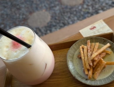 足湯喫茶椿や