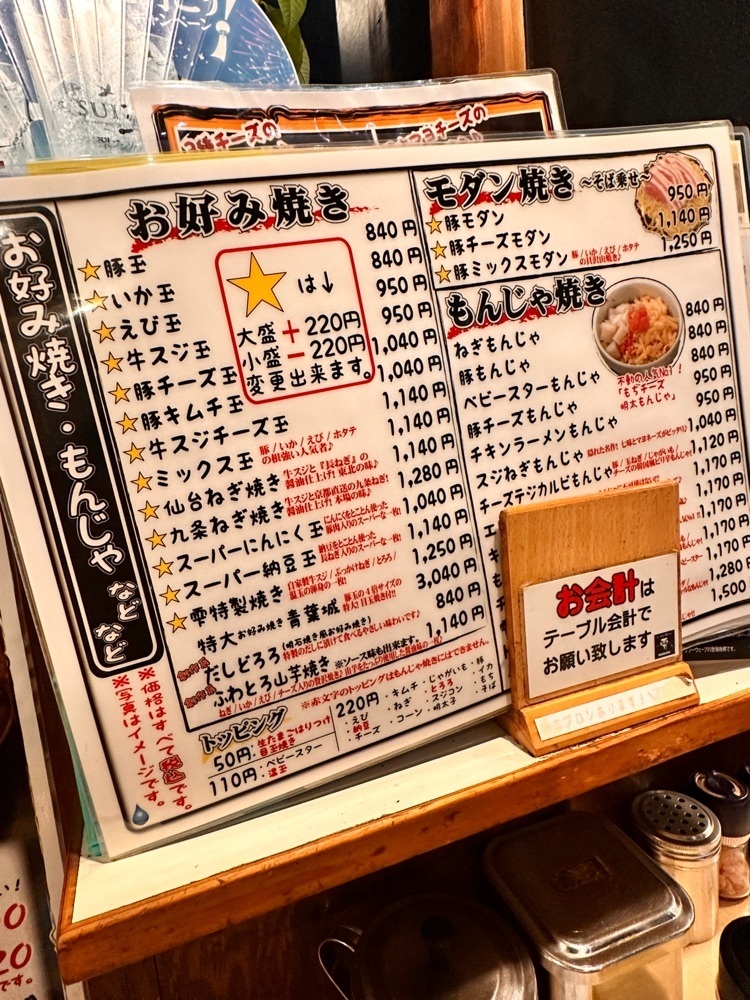かめ_メグミさんが投稿したお好み焼き田よし〜雫〜 六丁ノ目店に関する口コミの画像